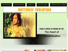 Tablet Screenshot of butterflyevolution.org